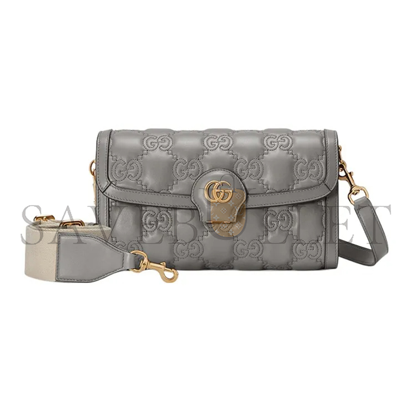 G*u*i small gg matelassÉ leather bag 724529 (25.5*16*8.5cm)